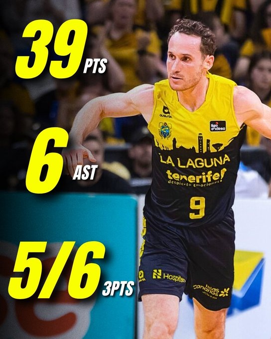 湖人舊將！42歲胡爾塔斯西甲季后賽砍39分6助 今年還斬獲聯(lián)賽MVP