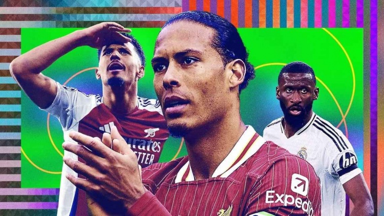 ESPN年度10大中后衛：范迪克當選最佳，阿森納2將前4，呂迪格第3