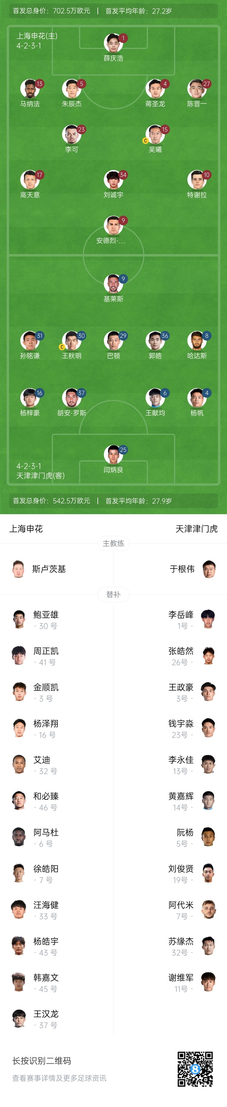 津門(mén)虎跟隊談戰申花首發(fā)：阿代米有傷在身，黃嘉輝還在調整狀態(tài)