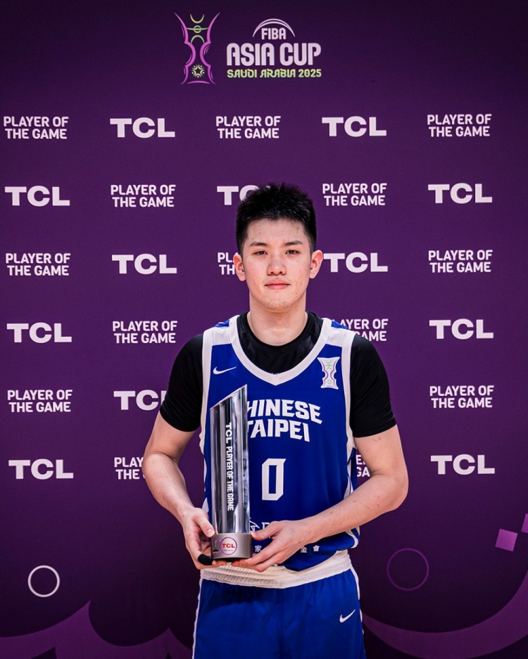 14中9砍22分&單節16分！林庭謙當選中國臺北vs伊拉克全場(chǎng)最佳球員