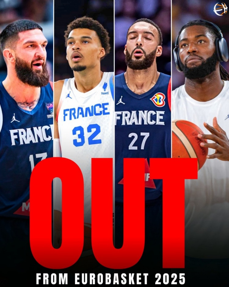 內線(xiàn)告急！文班&戈貝爾&萊索爾&普瓦里耶缺陣 僅剩亞布塞萊&薩爾