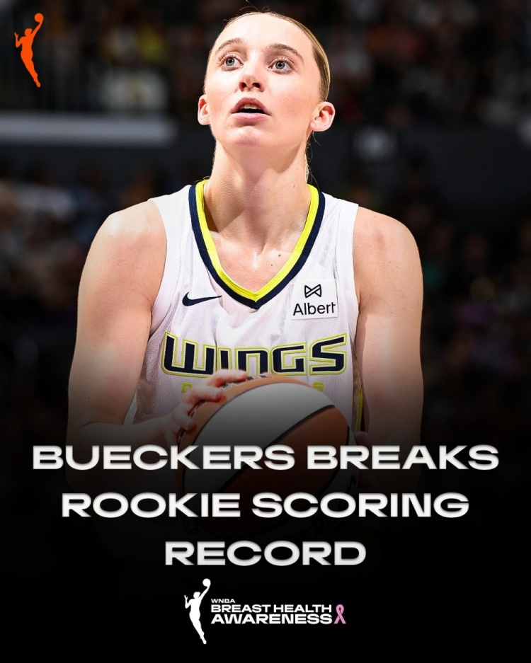 佩奇昨日44分創(chuàng  )多項紀錄 以八成多命中率轟40+WNBA歷史首人