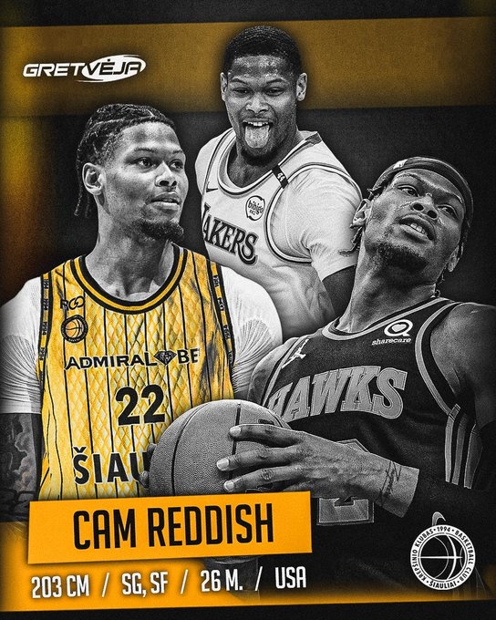 19年10號秀！立陶宛俱樂(lè )部BC Siauliai官宣雷迪什加盟