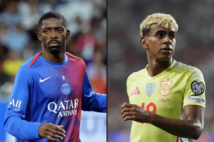 TA預測金球前10：登貝萊獲獎亞馬爾第2，薩拉赫第5帕爾默小麥上榜