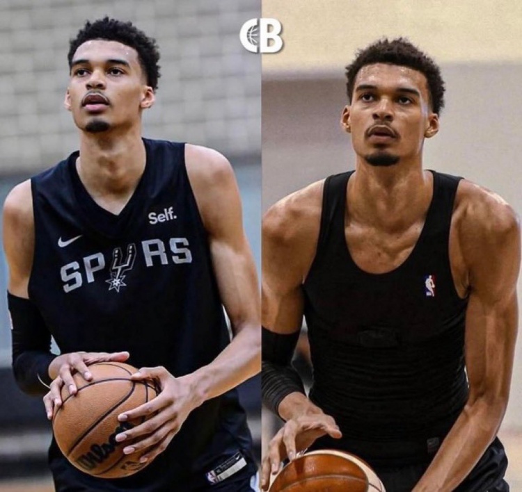 才打兩年NBA??！現在的文班比剛進(jìn)NBA時(shí)壯了不止一圈