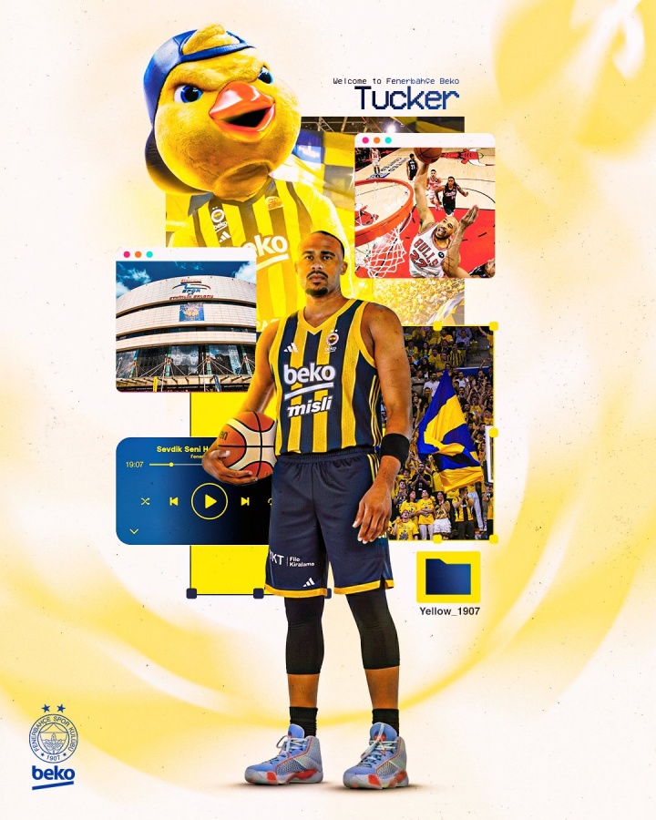 新秀即奪冠！24歲就告別NBA！官方：霍頓-塔克和費內巴切簽約兩年