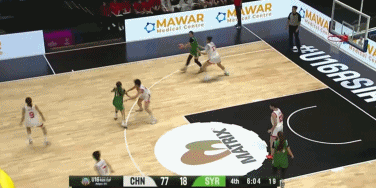 不容易！敘利亞U16女籃下半場(chǎng)被中國隊打出36-0之后終于得分