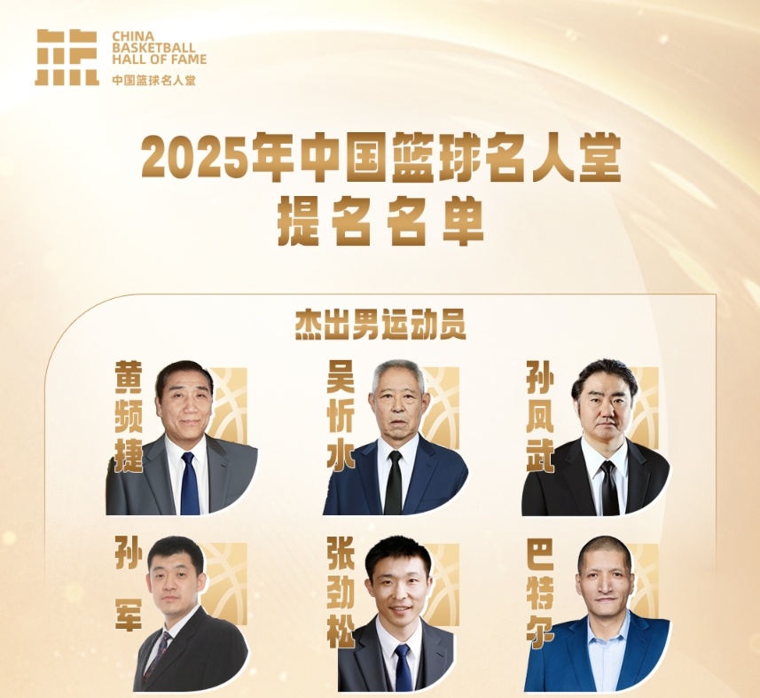 傳奇自傳承！上直播吧 舉薦中國籃球名人堂成員——男運動(dòng)員篇